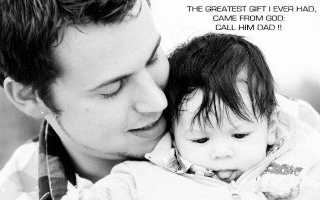 Download HD wallpapers with I love you Dad quotes with cute kids images